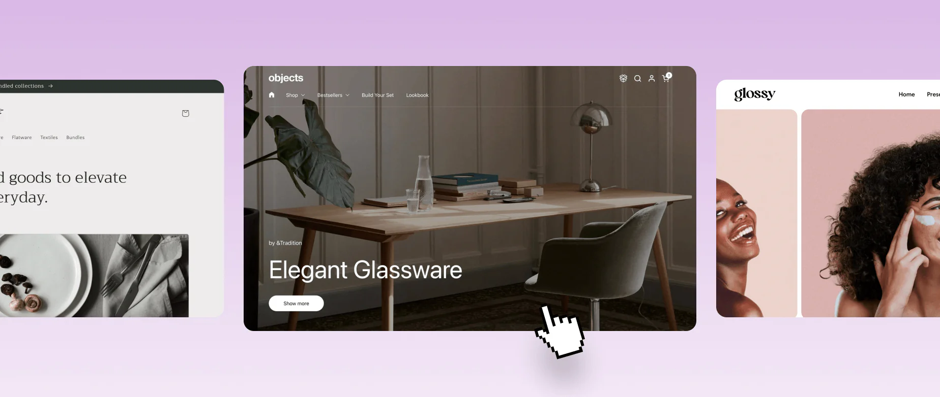 How to design a Shopify website guide showing professional ecommerce store design