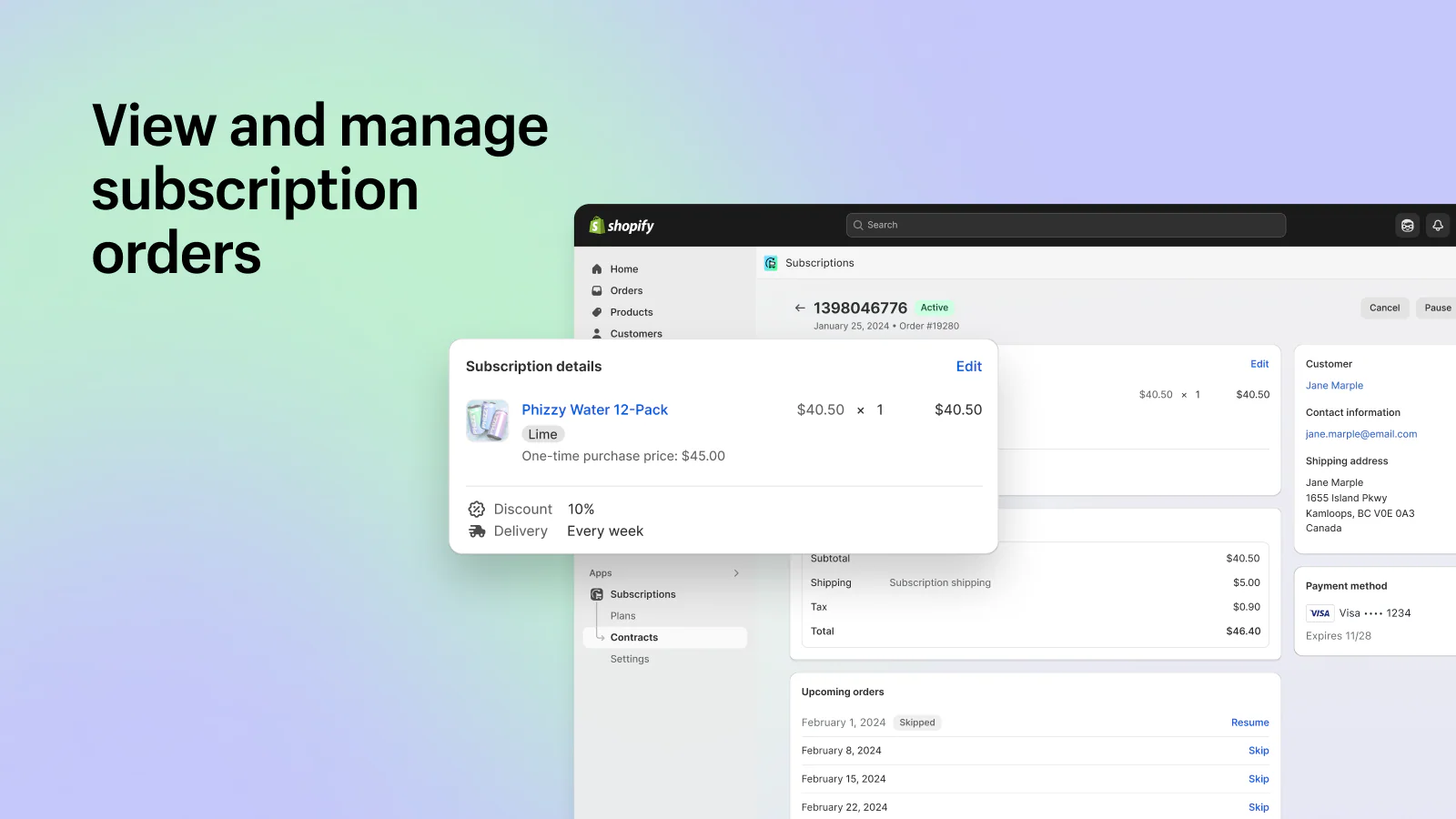 Subscription upselling and cross-selling strategies showing add-on products and tiered subscription options