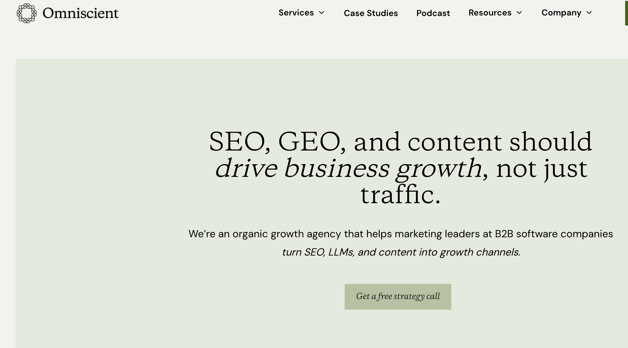 Omniscient Digital GEO Agency