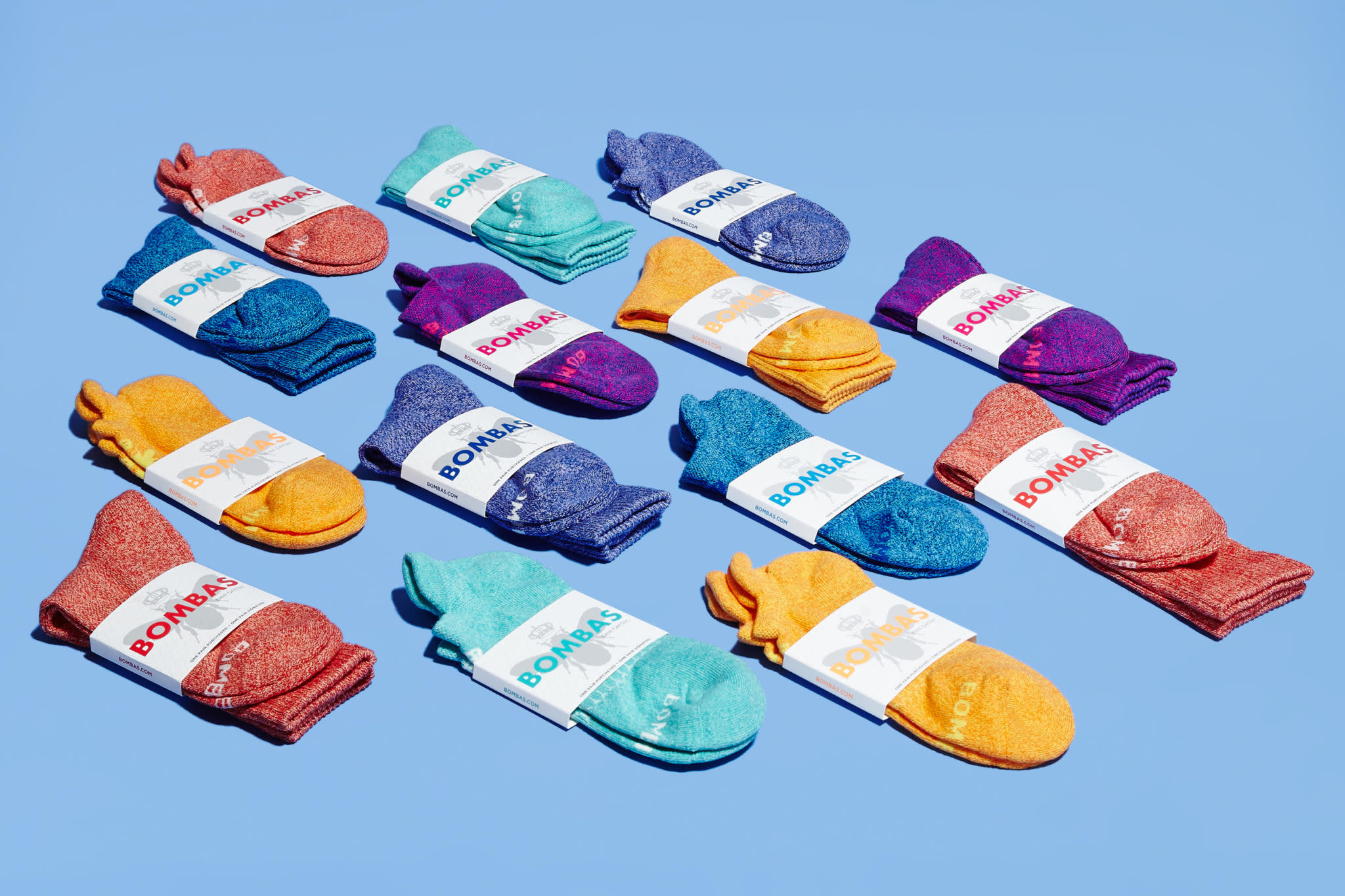Bombas socks subscription with one-for-one model